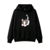 主图_1 Buzo con Capucha Algodón Estampado Gato Estilo Retro Oversize