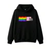 主图_1 Buzo con Capucha Algodón Estampado Nyan Cat Arcoíris Pixel Art Premium