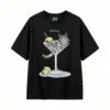 Remera Algodón Estampado Gato Martini Diseño Original Full