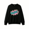 主图_1 Buzo cuello redondo Algodón Estampado Wow Pop Art Diseño Retro Calidad
