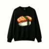 Buzo cuello redondo Algodón Estampado Sushi Pixel Art Diseño Gamer Casual