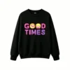 Buzo cuello redondo Algodón Estampado Good Times Pixel Art Urbano Casual