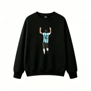 主图_1 Buzo cuello redondo Algodón Estampado Messi 10 Selección Argentina Fútbol