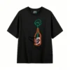 主图_1 Remera Algodón Estampada Diseño Botella Floral Minimalista