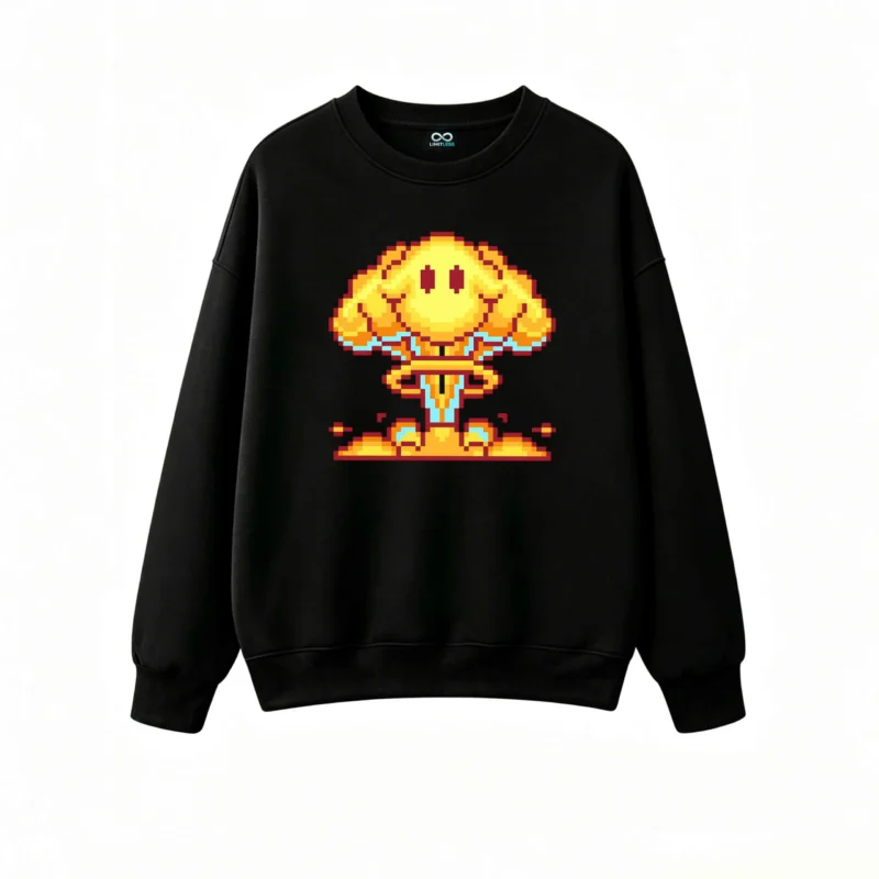 Buzo cuello redondo Algodón Estampado Retro Gamer Calidad Premium