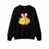 Buzo cuello redondo Algodón Abeja Pixel Art Kawaii Estampado Original