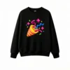 Buzo cuello redondo Algodón Estampado Pixel Art Fiesta Diseño Urbano Top