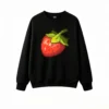 Buzo cuello redondo Algodón Estampado Frutilla Pixel Art Diseño Gamer
