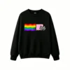 Buzo cuello redondo Algodón Estampado Nyan Cat Pixel Art Arcoíris Premium