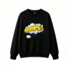 主图_1 Buzo cuello redondo Algodón Diseño Pixel Art Ooops Estilo Retro Urbano