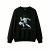 Buzo cuello redondo Algodón Estampado Pixel Art Fútbol Selección Premium