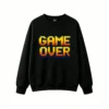 Buzo cuello redondo Algodón Estampada Game Over Diseño Retro Gamer