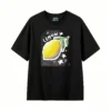 Remera Algodón Estampado Limón Diseño Artístico Verano