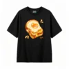 主图_1 Remera Algodón Estampado Huevo Frito Diseño Artístico Casual