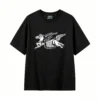主图_1 Remera Algodón Estampado Caballo Fuego Diseño Oversize