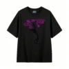 主图_1 Remera Algodón Estampado Neón Diseño Abstracto Urbana Moda