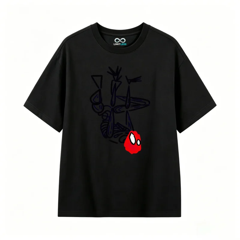 主图_1 Remera Algodón Estampado Spiderman Superhéroe Urbano Calidad