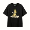 Remera Algodón Estampado Perro Angelito Diseño Vintage Premium