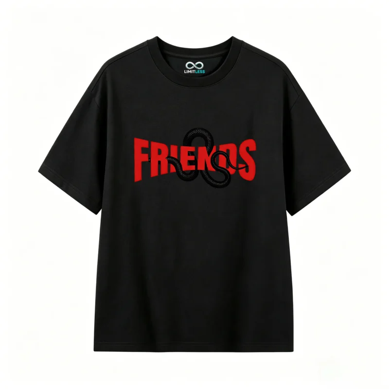 主图_1 Remera Algodón Friends Diseño Serie Estampado Full Calidad