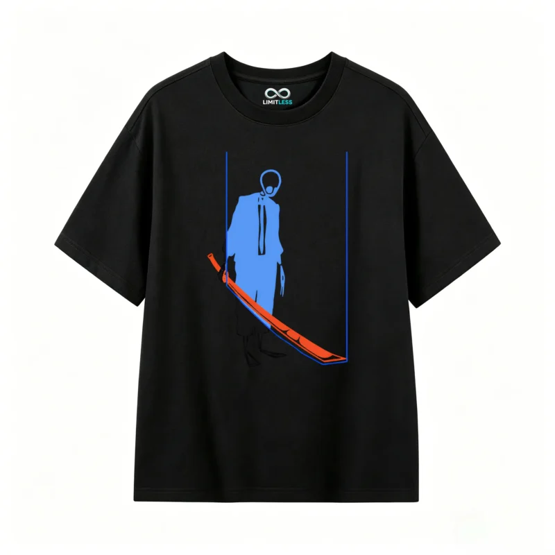 Remera Algodón Estampada Anime Espada Diseño Casual Premium