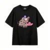 Remera Algodón Estampado Vaquera Vaca Estrellas Kawaii