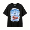 Remera Algodón Pray To Win Estampado Urbano Oversize Premium