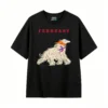 Remera Algodón Estampa Perro Afghan Hound Diseño Vintage