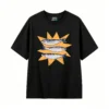Remera Algodón Estampado Peces Diseño Creativo Casual Premium