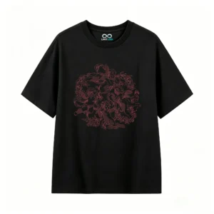 主图_1 Remera Algodón Estampado Cupido Flores Diseño Vintage Premium