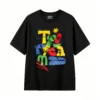 主图_1 Remera Algodón Estampado Tropical Diseño Verano Playa Casual