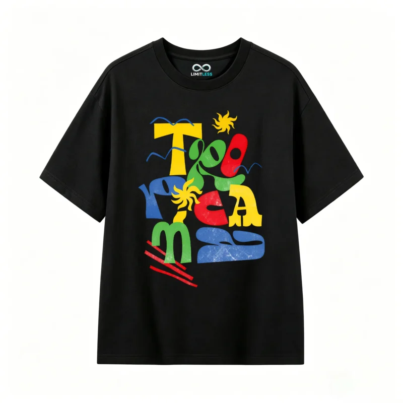 主图_1 Remera Algodón Estampado Tropical Diseño Verano Playa Casual