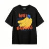Remera Algodón Estampada Diseño Bananas Wild Casual Urbano
