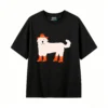 Remera Algodón Estampado Perro Cowboy Country Casual Premium