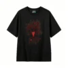 主图_1 Remera Algodón Estampado Árbol Rojo Casual Premium Moda