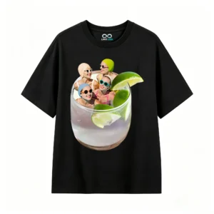 主图_1 Remera Algodón Estampado Verano Diseño Soda Limón Premium
