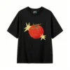Remera Algodón Estampado Tomate Diseño Pop Art Casual
