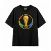 Remera Algodón Copa Mundial Estampado Premium Fútbol Argentino