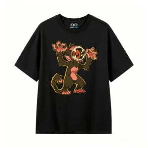 主图_1 Remera Algodón Estampado Mono Cartoon Urbano Premium