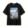 主图_1 Remera Algodón Estampado Paisaje Costa Verano Premium