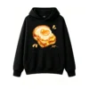 主图_1 Buzo con Capucha Algodón Estampado Huevo Frito Diseño Artístico Casual
