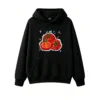 Buzo con Capucha Algodón Estampado Tomates Diseño Gourmet Oversize