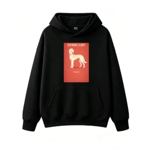 主图_1 Buzo con Capucha Algodón Saluki Diseño Perro Estampada Calidad Premium