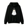 主图_1 Buzo con Capucha Algodón Estampado Gato Kawaii Diseño Oversize Premium