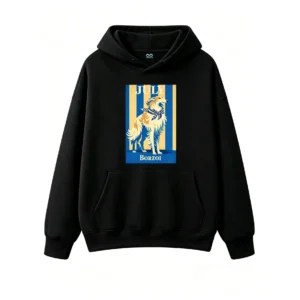 主图_1 Buzo con Capucha Algodón Estampada Borzoi Julio Diseño Exclusivo