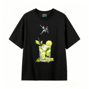 主图_1 Remera Algodón Estampada Trago Limón Diseño Original Retro