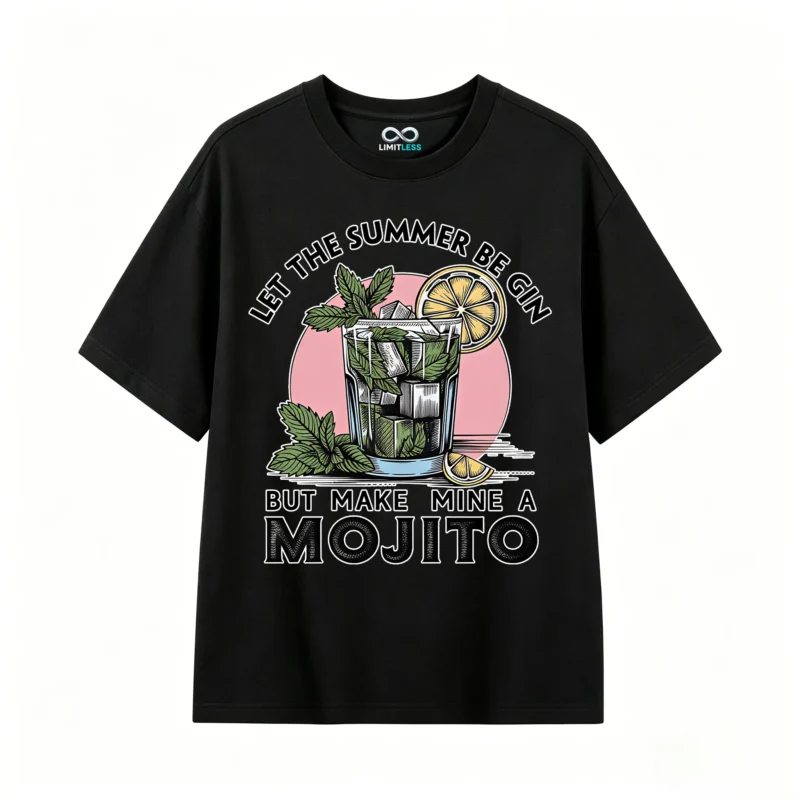 主图_1 Remera Algodón Estampada Mojito Verano Casual Premium