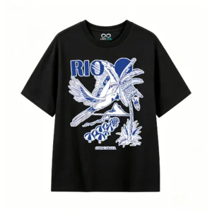 主图_1 Remera Algodón Estampada Rio Copacabana Playa Verano Moda