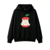 主图_1 Buzo con Capucha Algodón Estampada Diseño Gatitos Manzana Kawaii