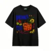 Remera Algodón Drinks Good Vibes Estampada Verano Oversize