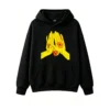 Buzo con Capucha Algodón Estampado Surrealista Diseño Urbano Oversize